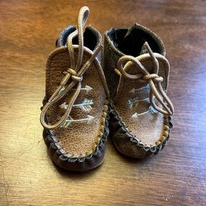 Old West Infant Moccasins Size 2